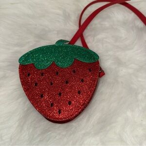 Strawberry Glitter Bag